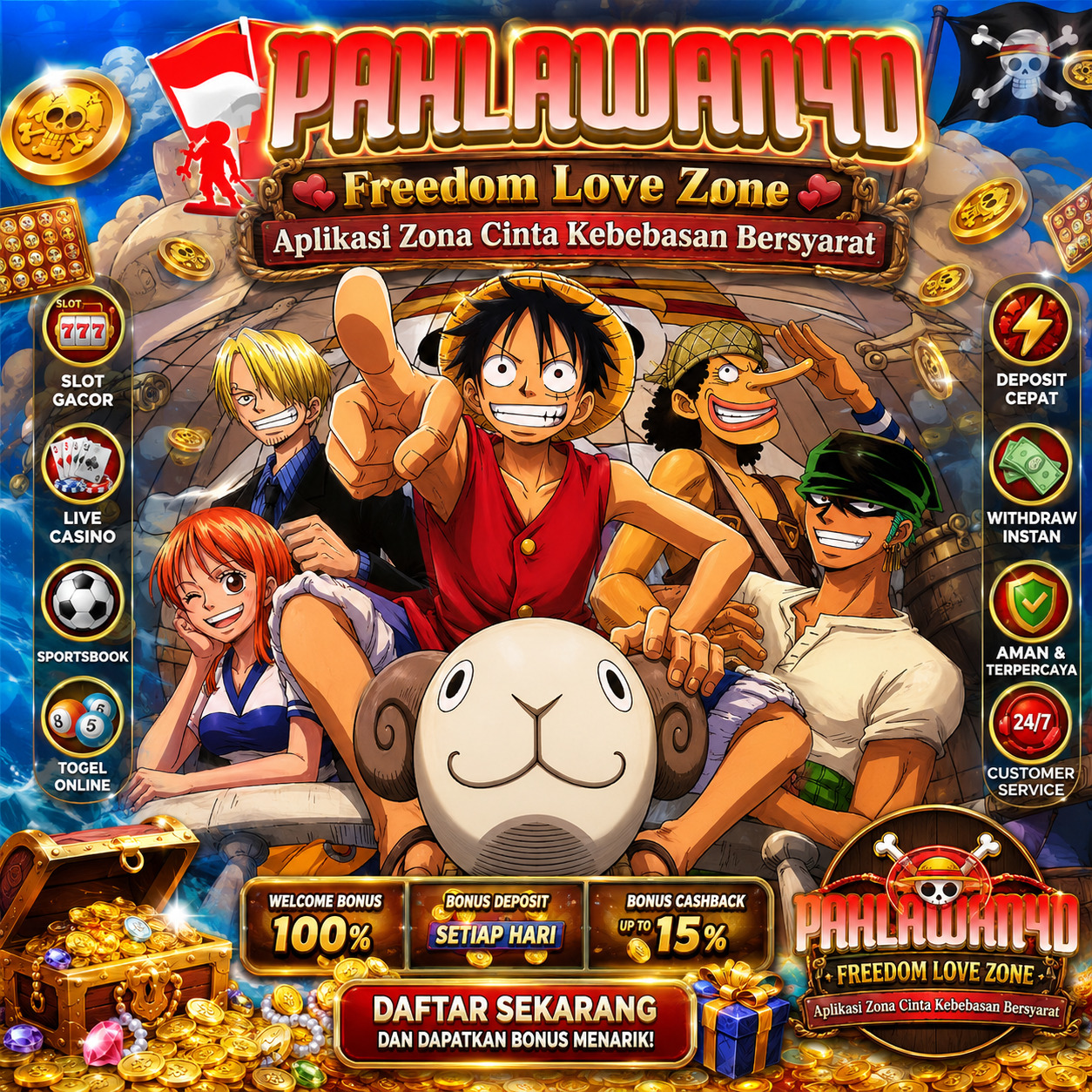 PAHLAWAN4D Freedom Love Zone - Aplikasi Zona Cinta Kebebasan Bersyarat